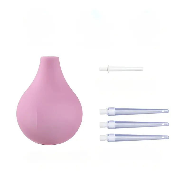 Enema Bulb Enema Kit Suitable For Women Men With 3 Nozzles