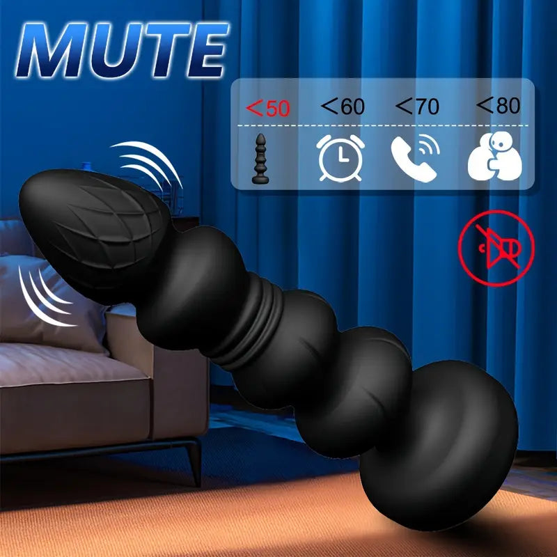 Wireless G-Spot Stimulator With 2 Modes Dual Motor Vibrating Anal Plug