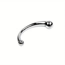 Double Ended Stainless Steel Anal Plug G Spot Prostate Massage Stick