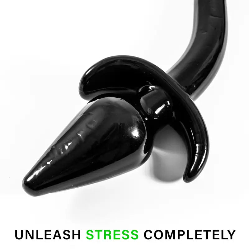 Sexual Disguise Dog Tail Anal Plug Double Head Dual Purpose Dog Tail