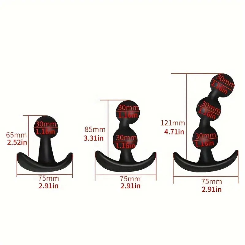 Silicone Anal Plug Beads Butt Plug Anal Beads Dilator For Anal Massage