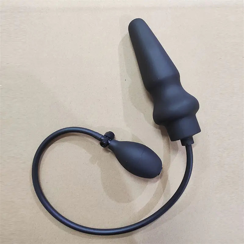 Inflatable Anal Plug Pointed Silicone Butt Plug Adult Dildo Toy For Women