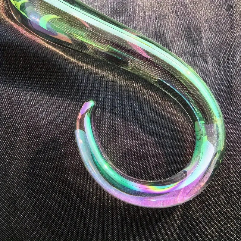 7.67 inch Fantasy Crystal Sex Toy Orgasmic Butt Plug Dildo For Adults
