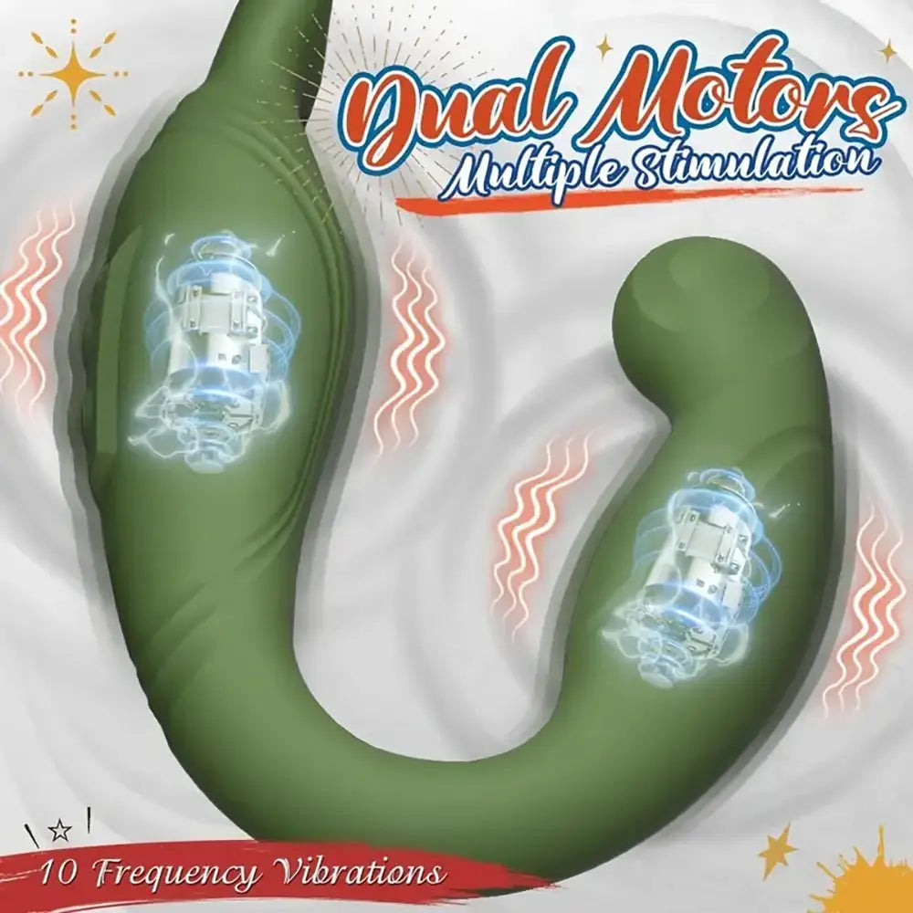 Anal Vibrator Male Adult Prostate Massager C-Shaped Anal Butt Plug