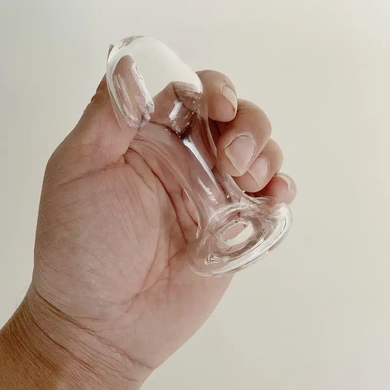 Glass Dildo Anal Plug Crystal Posterior Anal Plug Hollow Lesbian Sex Toy