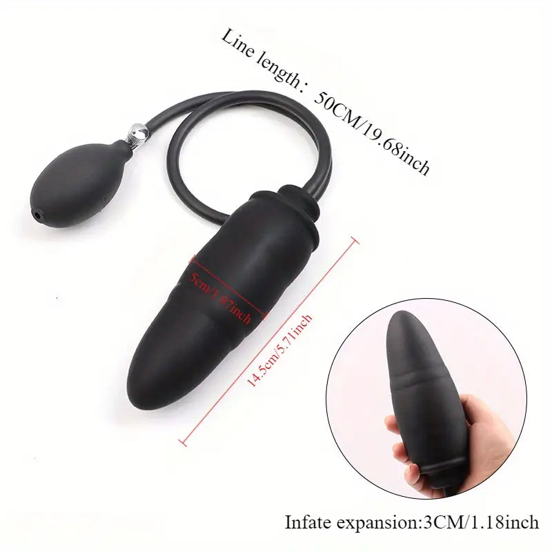 BDSM Inflatable Butt Plug Simulated Penis Inflatable Anal Plug Sex Toy