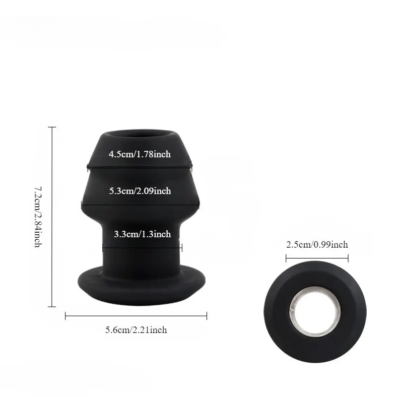 Silicone Hollow Anal Plug For Enhanced Expansion Hand Washable Toy