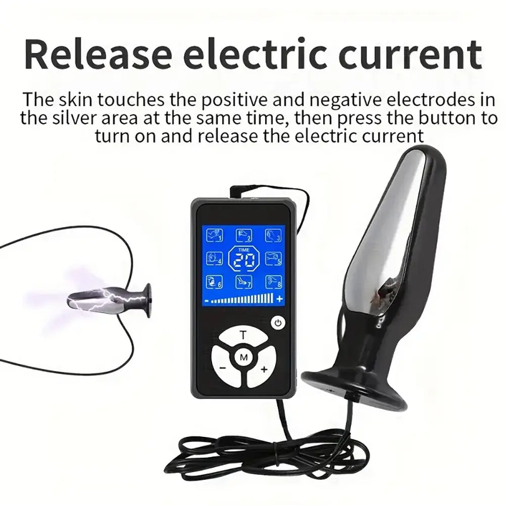 Intimate Massage 20 Speed Levels Uncharged Power Electric Anal Plug