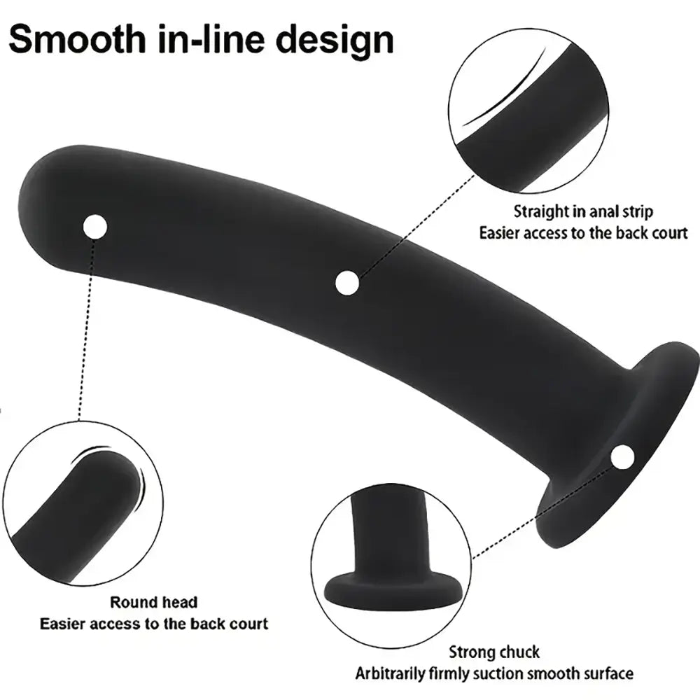 3 Sizes Silicone Butt Plug Anal Training Kit Simple Anal Dildo For Men