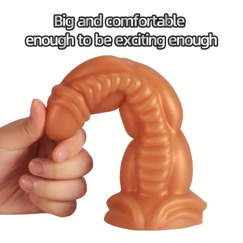 5.98in 8.46in 10.4in Fantasy Silicone Soft Dildo For Female Male Sex Toy