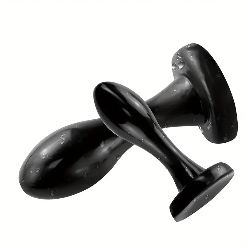 Black Ana Small Sex Toy Butt Plug For Women Men Couple BDSM Sex Using Black Ana Small Sex Toy Butt Plug For Women Men Couple BDSM Sex Using