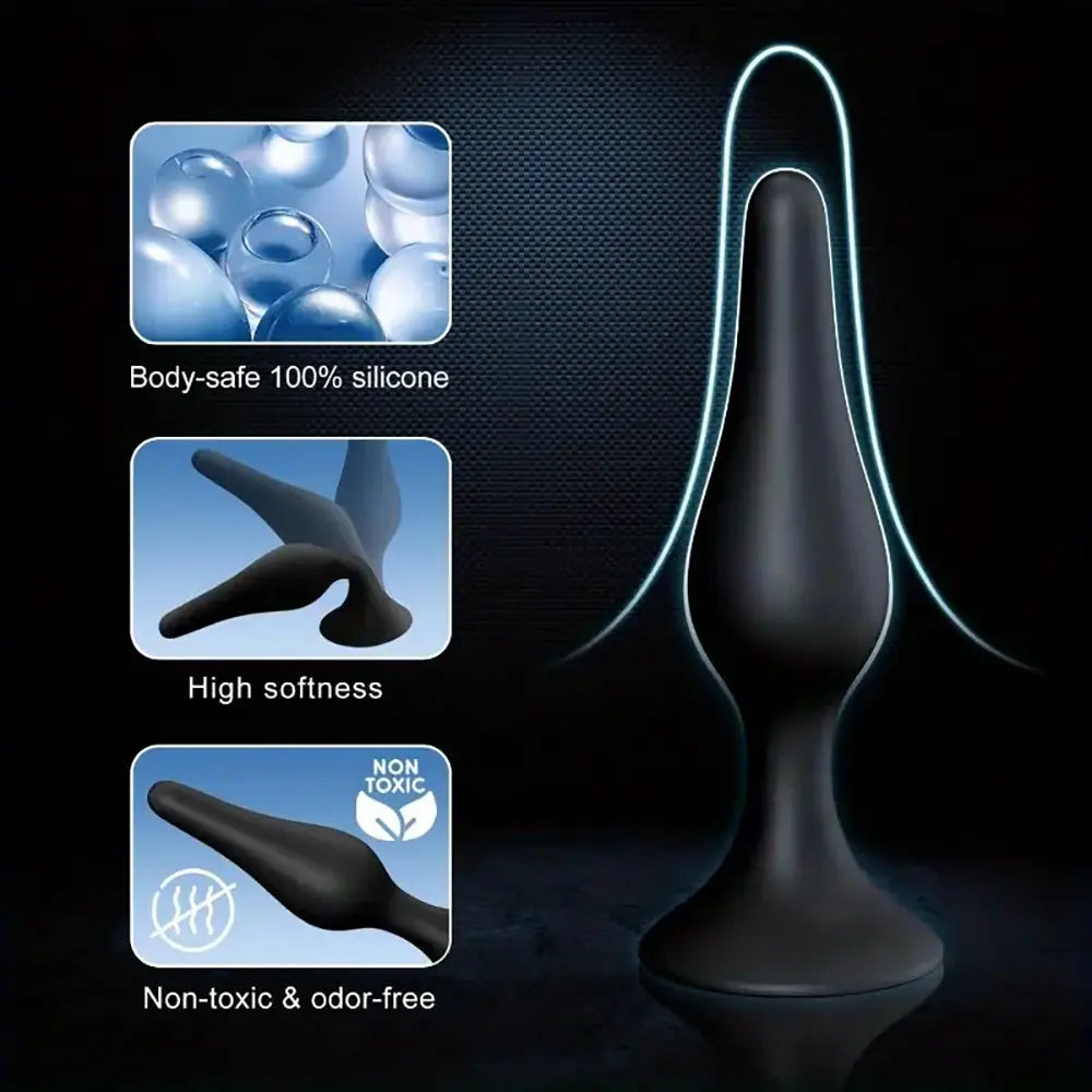 5pcs Silicone Adult Trainning Anal Kit For Beginners Women Men Couples