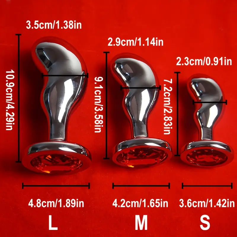 Anal Butt Plug Anal Training Coach Sex Toy Metal Steel Anal Plug Butt Plug