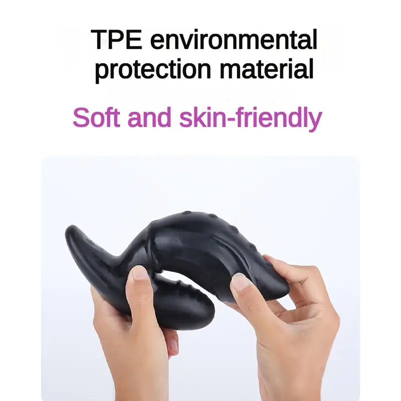 Mute Male Anal Prostate Massager Shark Anal Plug Sex Pleasure Device