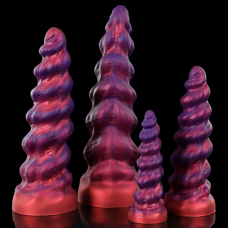 Ultra-soft Liquid Silicone Dildo Large Girth Silicone Anal Plug For G-spot
