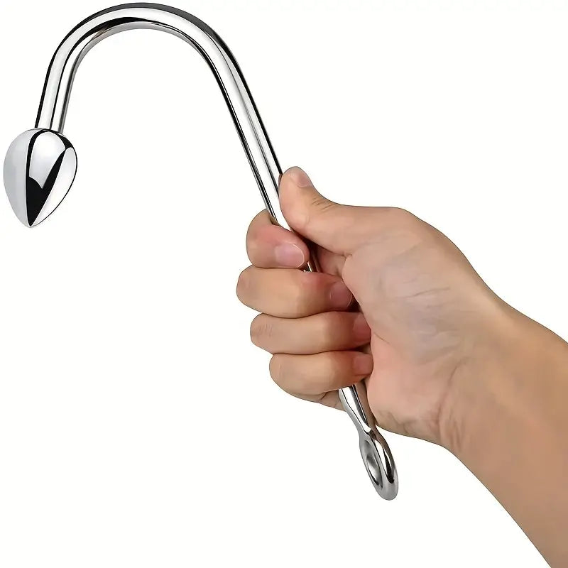Metal Anal Hook Small Medium Large 3 Balls Head Butt Plug Hook Dilator