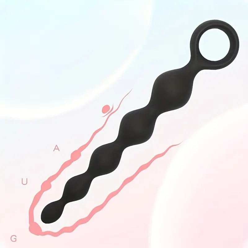 Silicone Anal Bead Prostate Stimulating Sphere Butt Plug For Adults