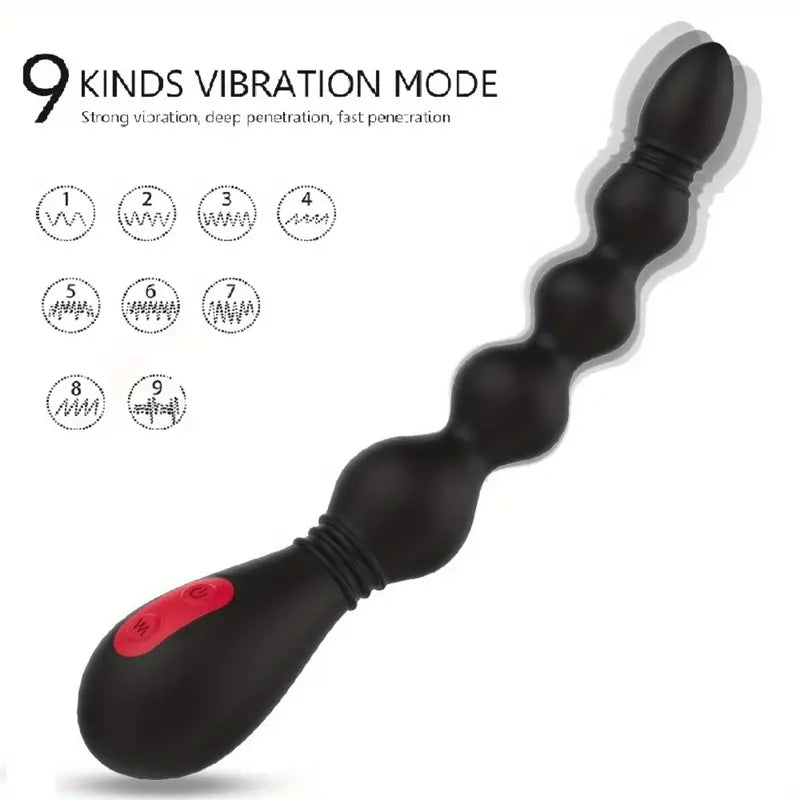Prostate Vibrating Massager Vibrate Anal Vibrator 9 Vibration Patterns