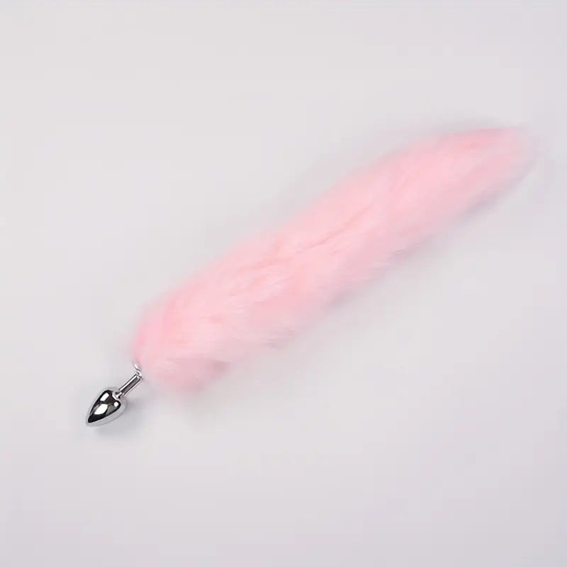 SM Metal Fox Tail Ear Set Tail Butt Plug With Ear Set For Cosplay Sex Game