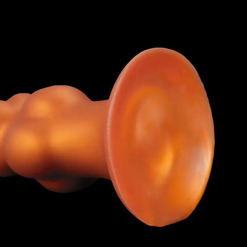Liquid Silicone Muscle Bead Long Thick Butt Plug For G-Spot Sex