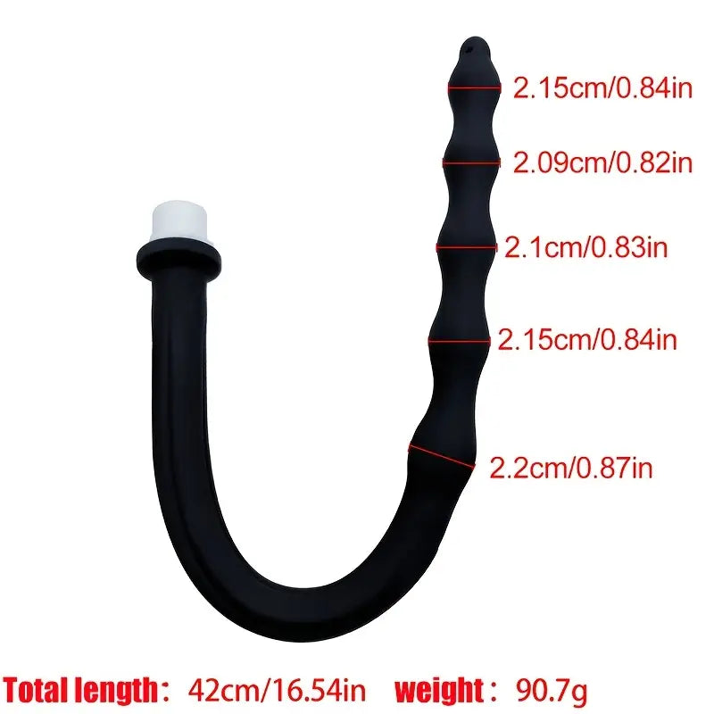 4-Hole Silicone Enema Syringe Anal Shower Cleaning Head Douche Nozzle