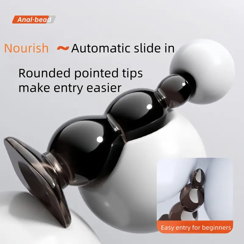 Cylinder SM Anal Plug Hand Washable Anal Beads Accessories