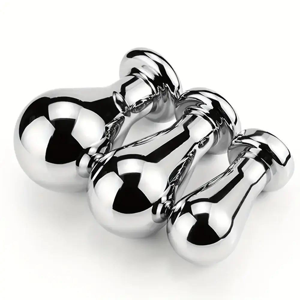 Unisex Metal Anal Plug Toy Sex Accessory For Anus Dilation Stimulation