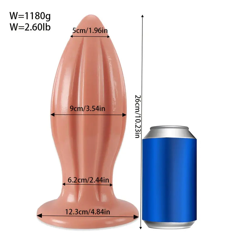Conical Pointed Tip Smooth Butt Plug Anal Stimulation Toy For Women