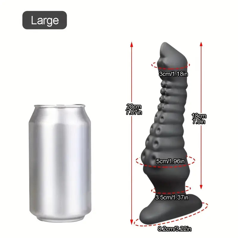 Tentacle Anal Plug Liquid Silicone Soft Butt Plug Anal Dilatation Toy