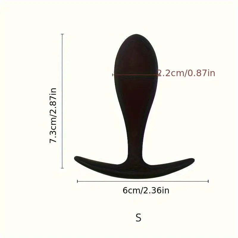Silicone Water Drop Anal Plug Hand Washable Novelty Butt Plug