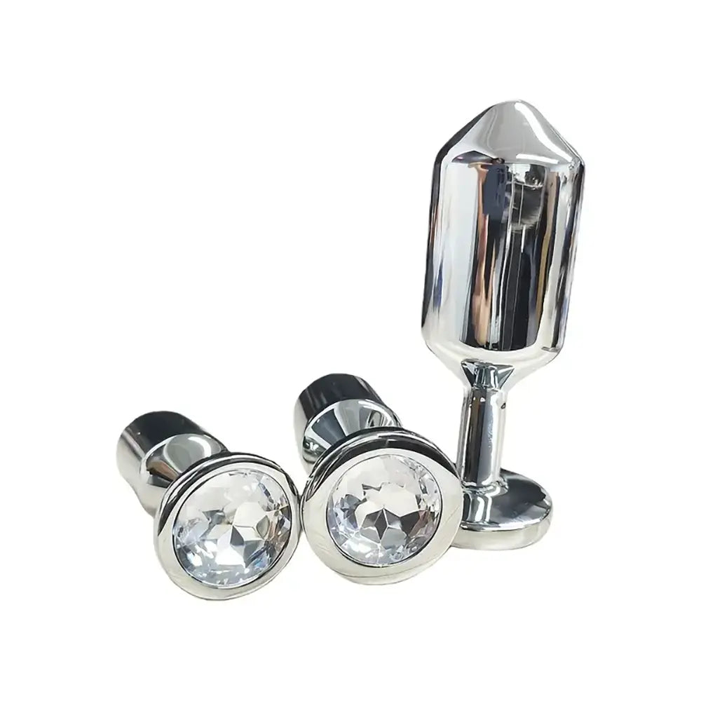 Drill Sex Stainless Steel Gravity Anal Plug Anal Stimulation Masturbation