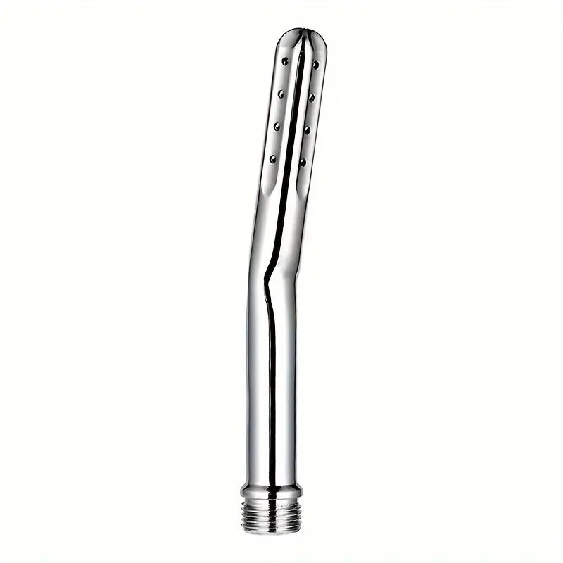 Metal Handheld Showerhead Enema Douche 17-Hole Water Flow Floor Mount