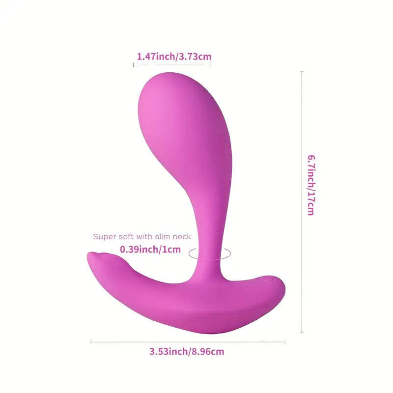 G-spot Vibrator Dual Vibrator With 9 Vibrating Modes Wearable Butt Plug