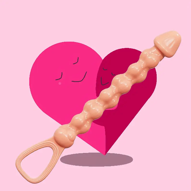 8 Anal Balls Silicone Anal Chain Sex Toy Soft Silicone Anal Plug