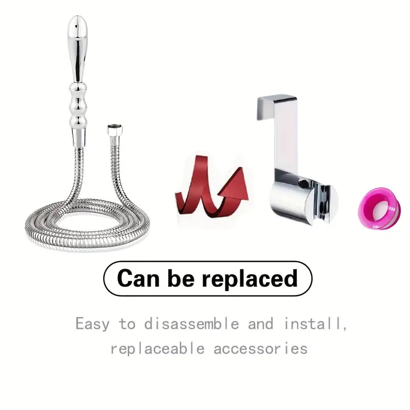 59inch Hose Shower Douche Enema Kit Deep Cleaning System With Regulator