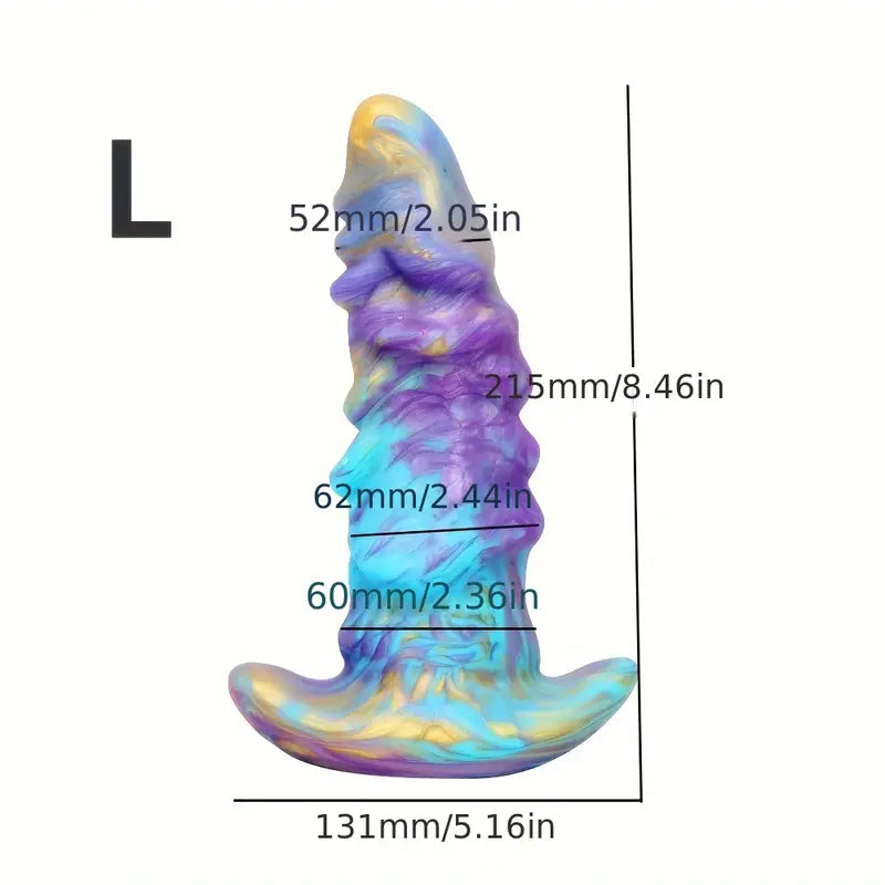 Silicone Soft Skin Feeling Manual Massage Wearable Anal Plug Dildo