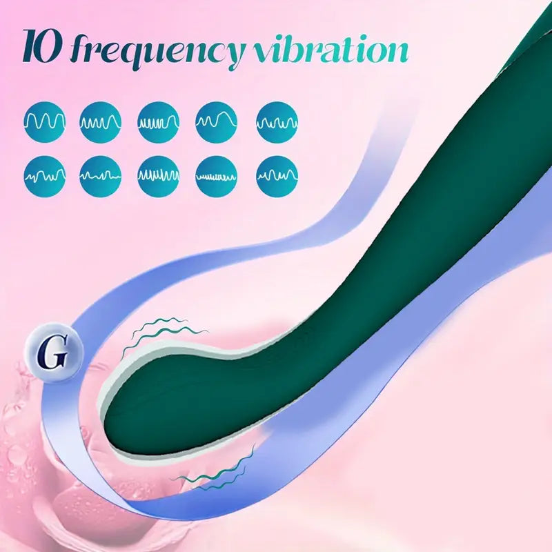 Clitoral Tits Anal Stimulator Dildo With 10 Powerful Vibrating Modes