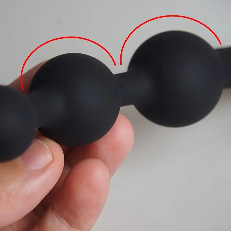 Silicone Anal Beads Balls Dilator Expansion Sex Toy Prostate Massager