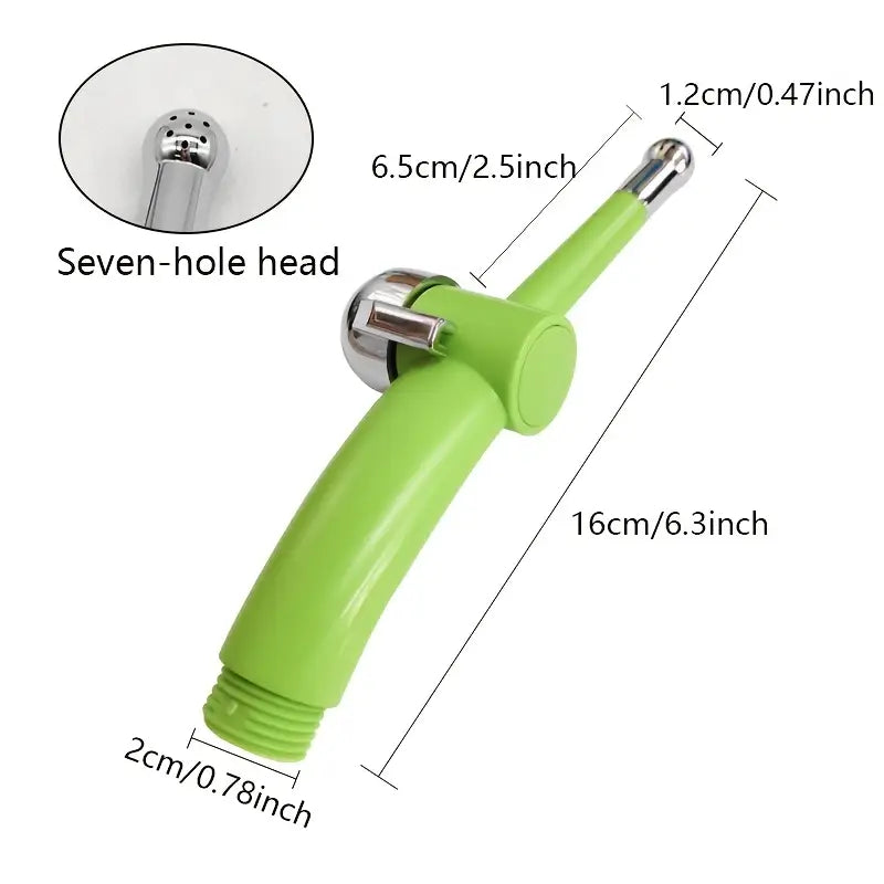Seven-hole Nozzle Vaginal Anal Irrigator Handheld Anal Shower Spray Gun