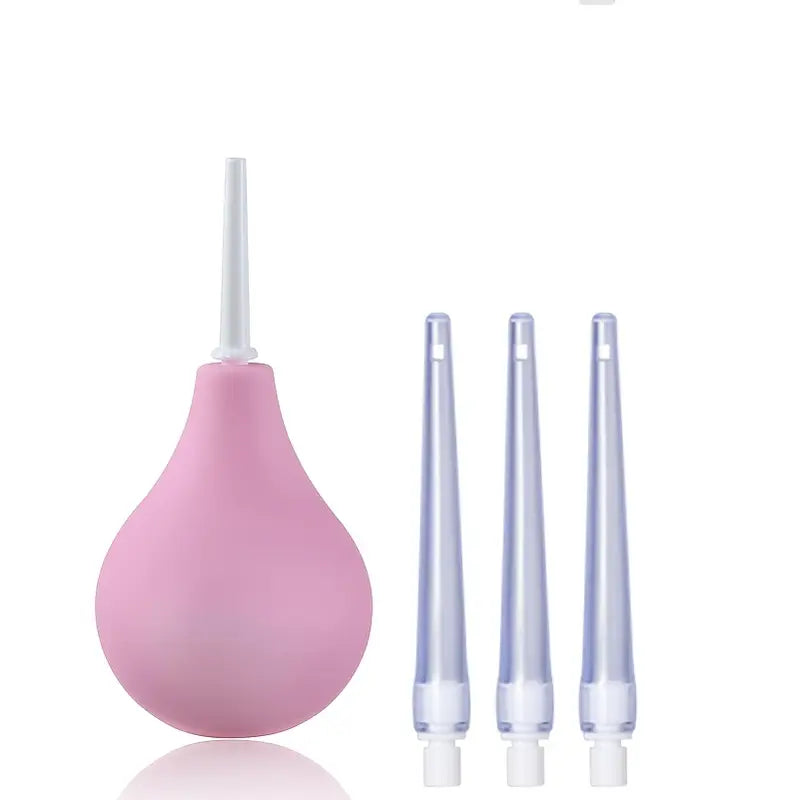 Enema Bulb Enema Kit Suitable For Women Men With 3 Nozzles
