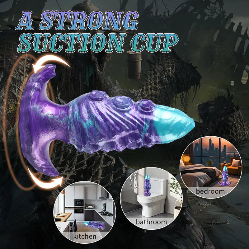 Large Wearable Silicone Realistic Giant Butt Plug Soft Anal Dildo