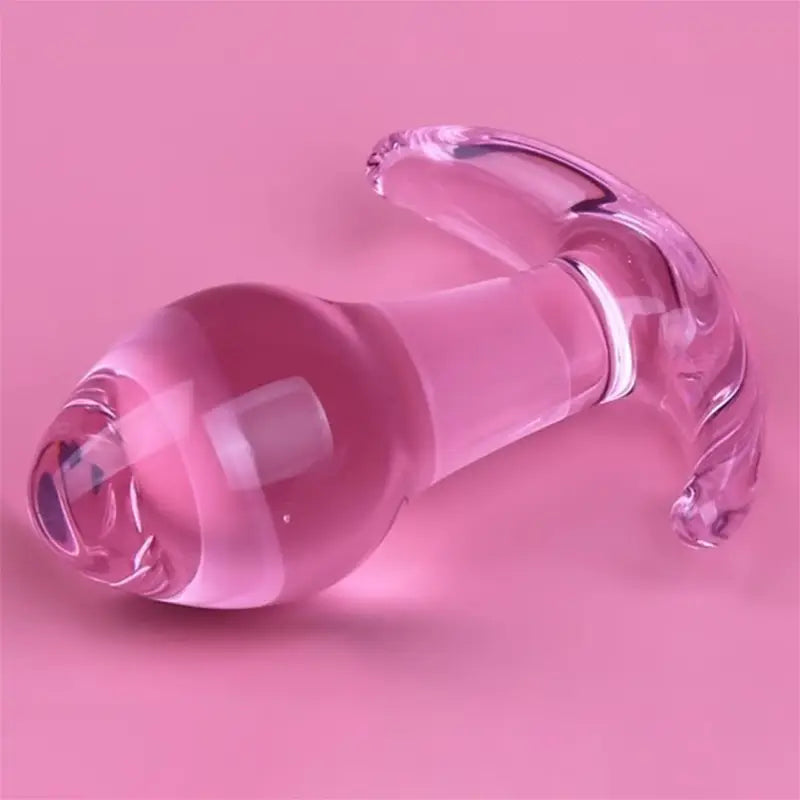 Crystal Glass Anal Plug Adult Erotic Toy Prostate Massage Anal Trainer