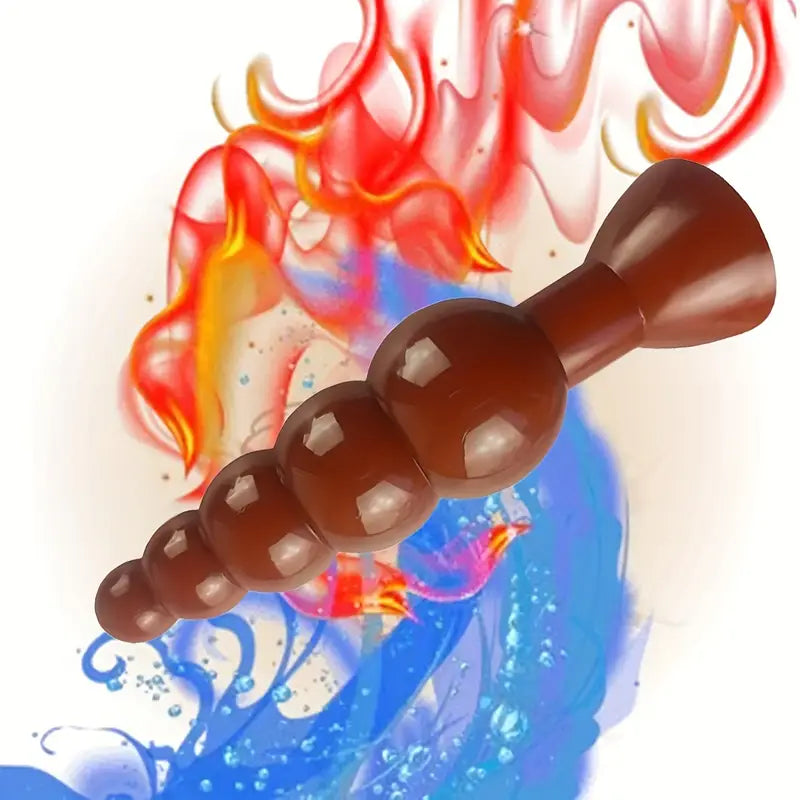 Big Size Silicone Anal Beads With Strong Suction Cup Butt Plug Dildo