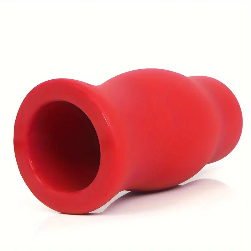 Silicone Enema Anal Vaginal Dilator Soft Hollow Prostate Massage Sex Toy