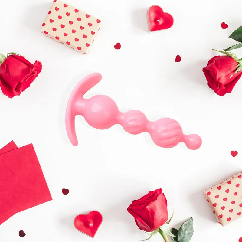 Plastic Butt Plug Anal Trainer G-spot Prostate Stimulators With Pull Handles