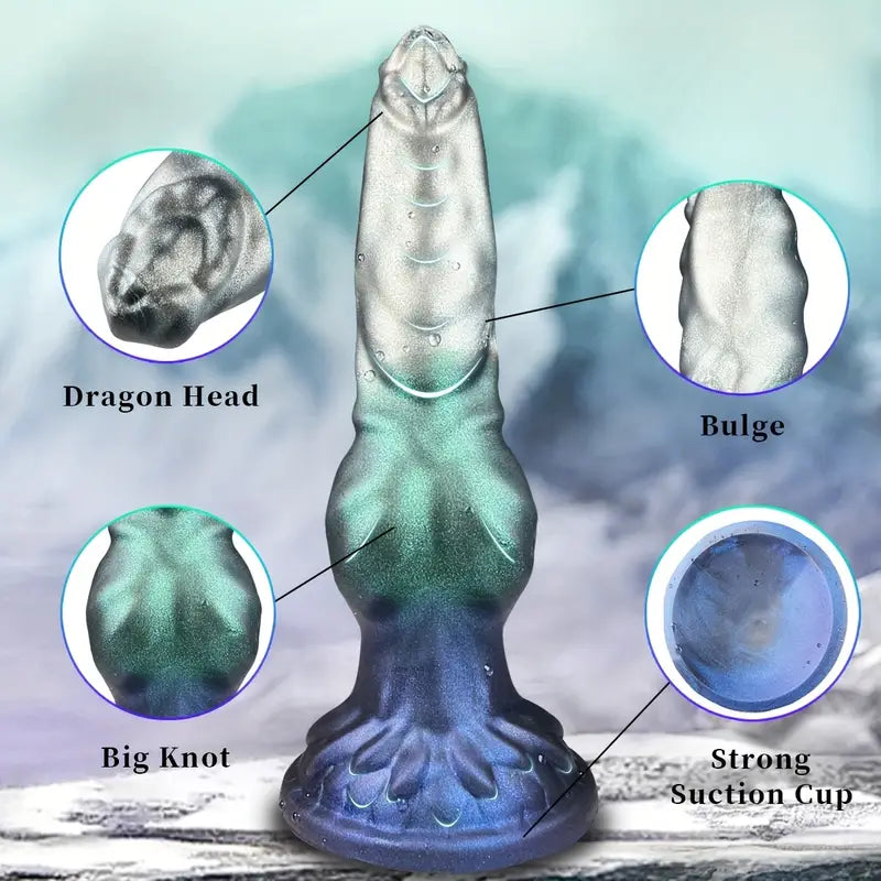 Long Anal Plug Glue Dildo Ass Plug Anal Vaginal Dilator Stimulation