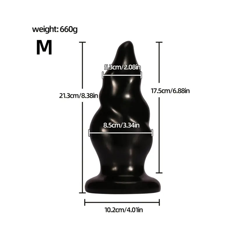 PVC Unisex Backdoor Toy Anal Sex Toy Butt Plug For Women Men