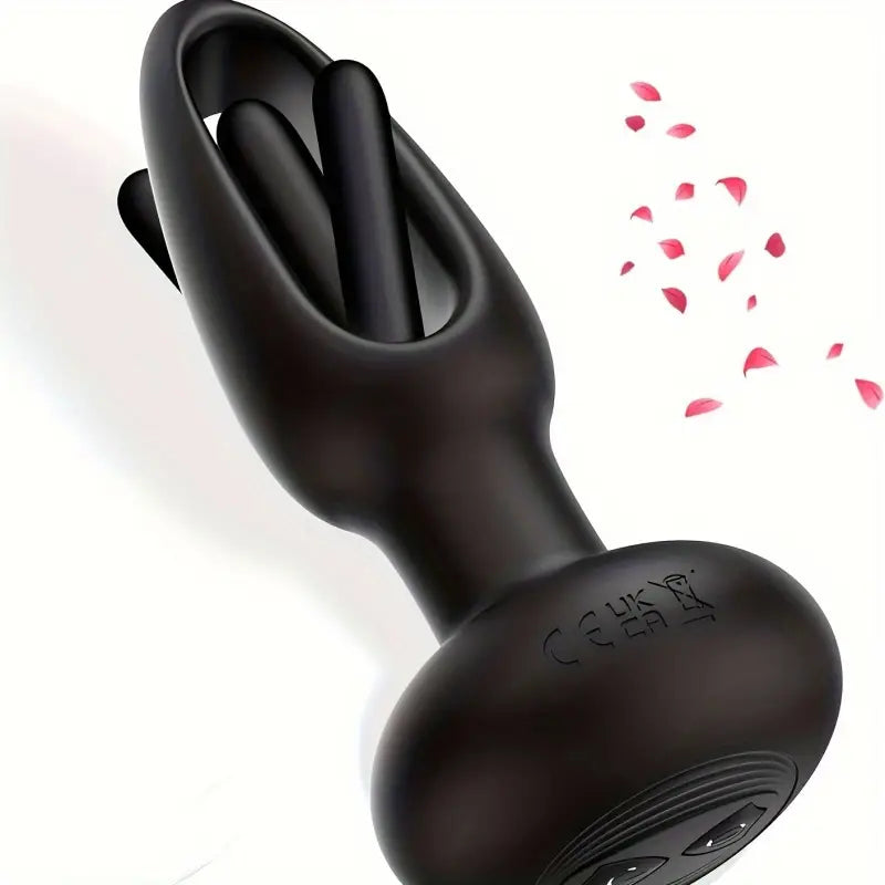 Tapping Modes Massager 10 Vibration Modes Silicone Adult Butt Plug