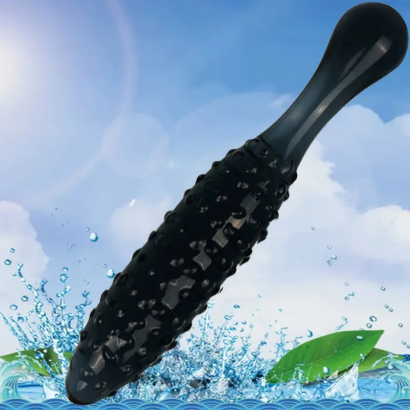 Glass Anal Plug Crystal Dildo Penis Butt Plug Wand Penis Anal Play Stimulator