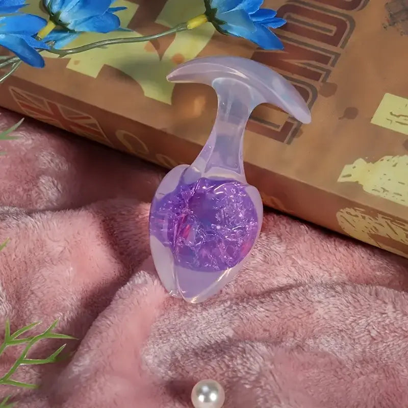 Realistic Anal Plug Liquid Silicone Enhanced Pleasure 4.09in Butt Plug